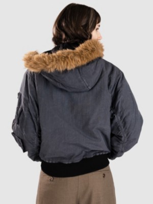 Jungles Jungles Fur Hood Bomber Jacket - buy now | ID-778971